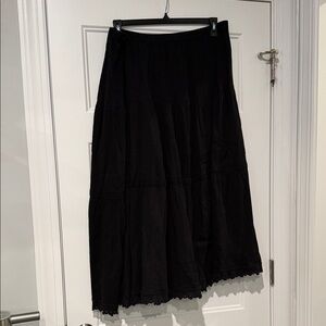 Chic Black Maxi Skirt